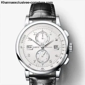 Switzerland Luxury Brand LOBINNI Men's Automatic Mechanical Sapphire Leather Tetrameter Wrist watch