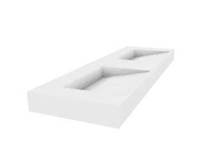 The Ramp Basin - Ramp C100-b 1800mm Double
