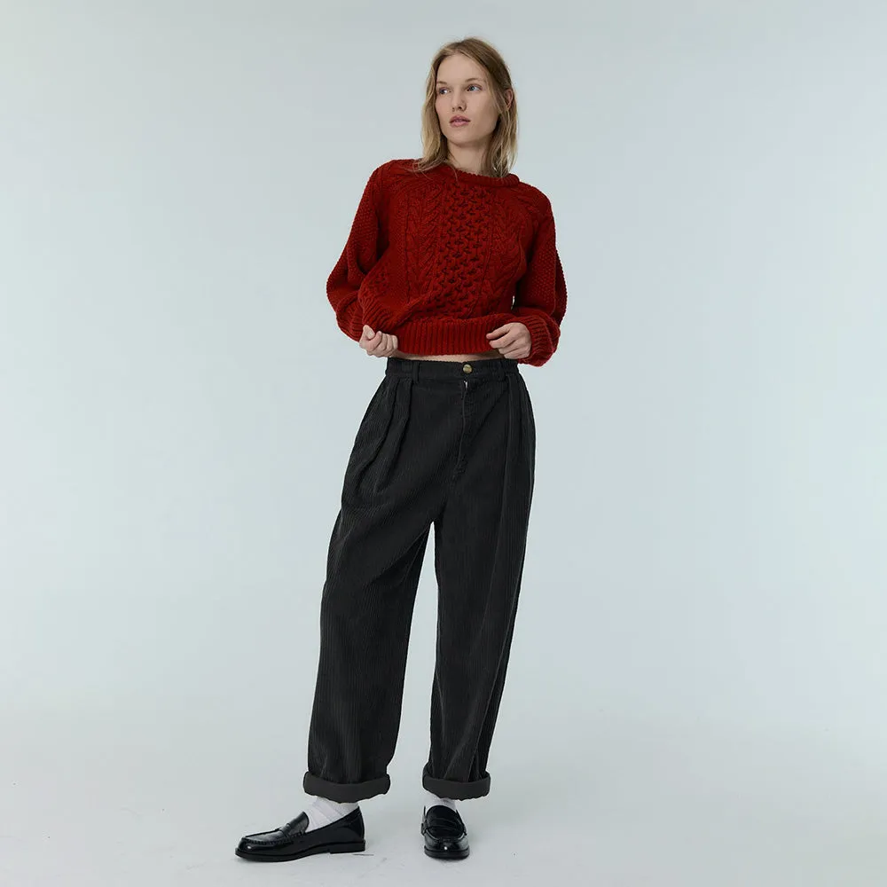 Tibet Woman's Jumper | Ruby Dusk