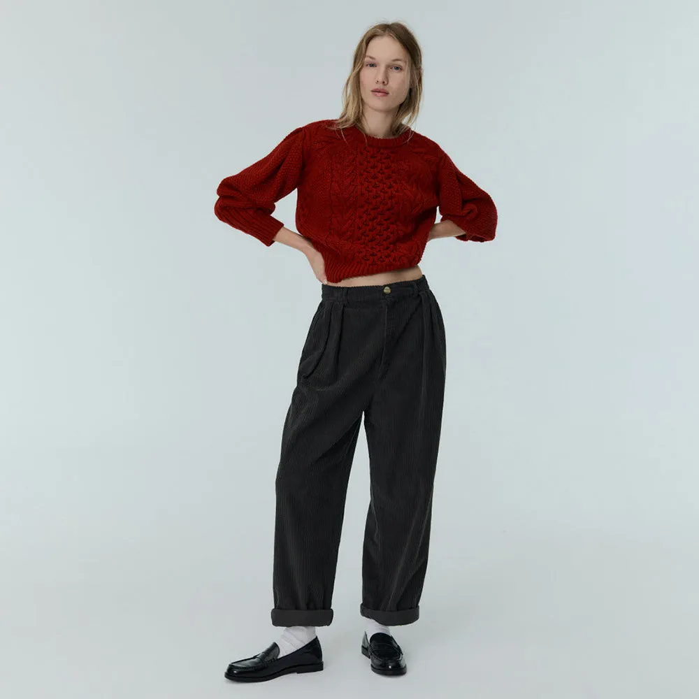 Tibet Woman's Jumper | Ruby Dusk