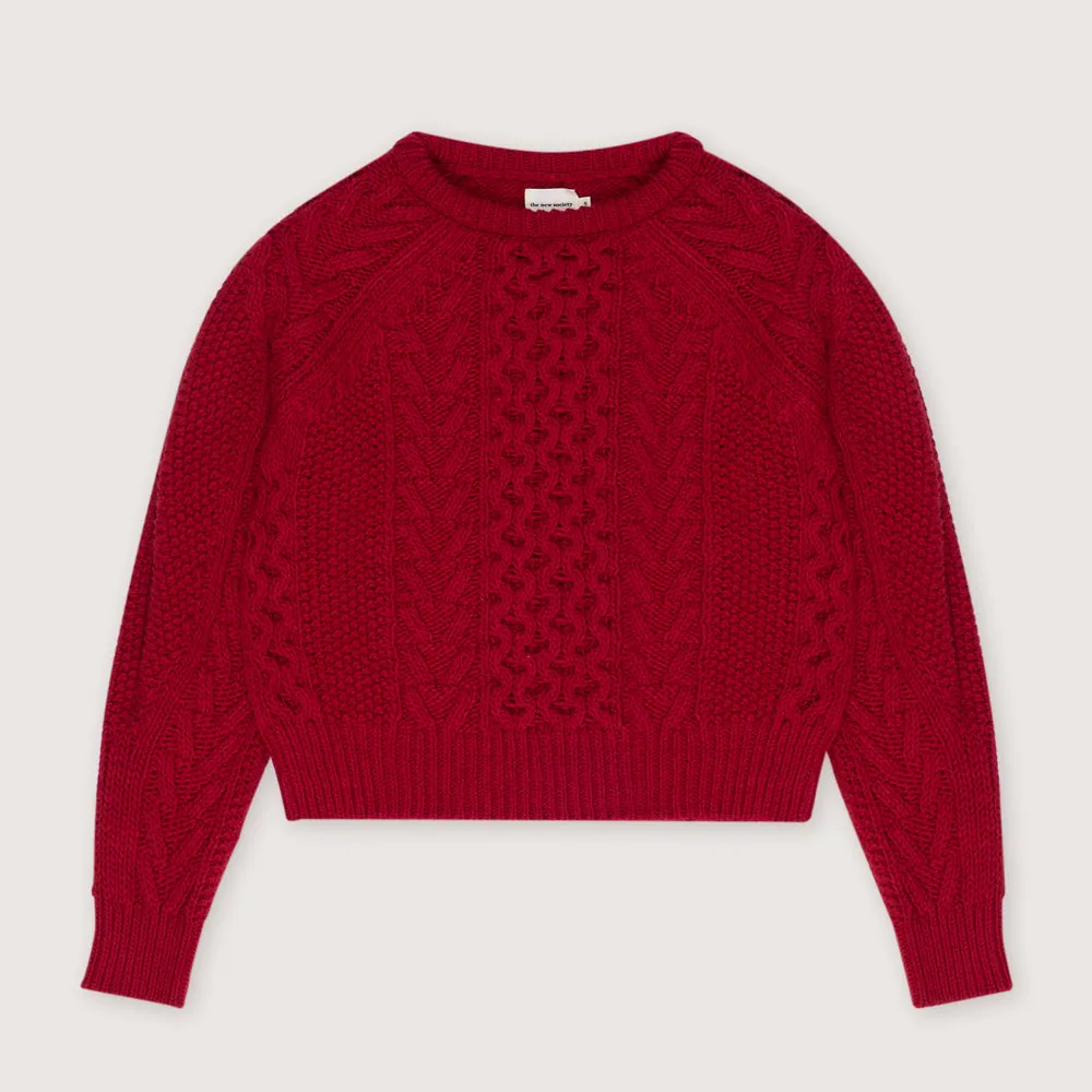 Tibet Woman's Jumper | Ruby Dusk