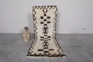 Vintage Berber Carpet – 2.3 x 6.3 ft Handmade Moroccan Rug