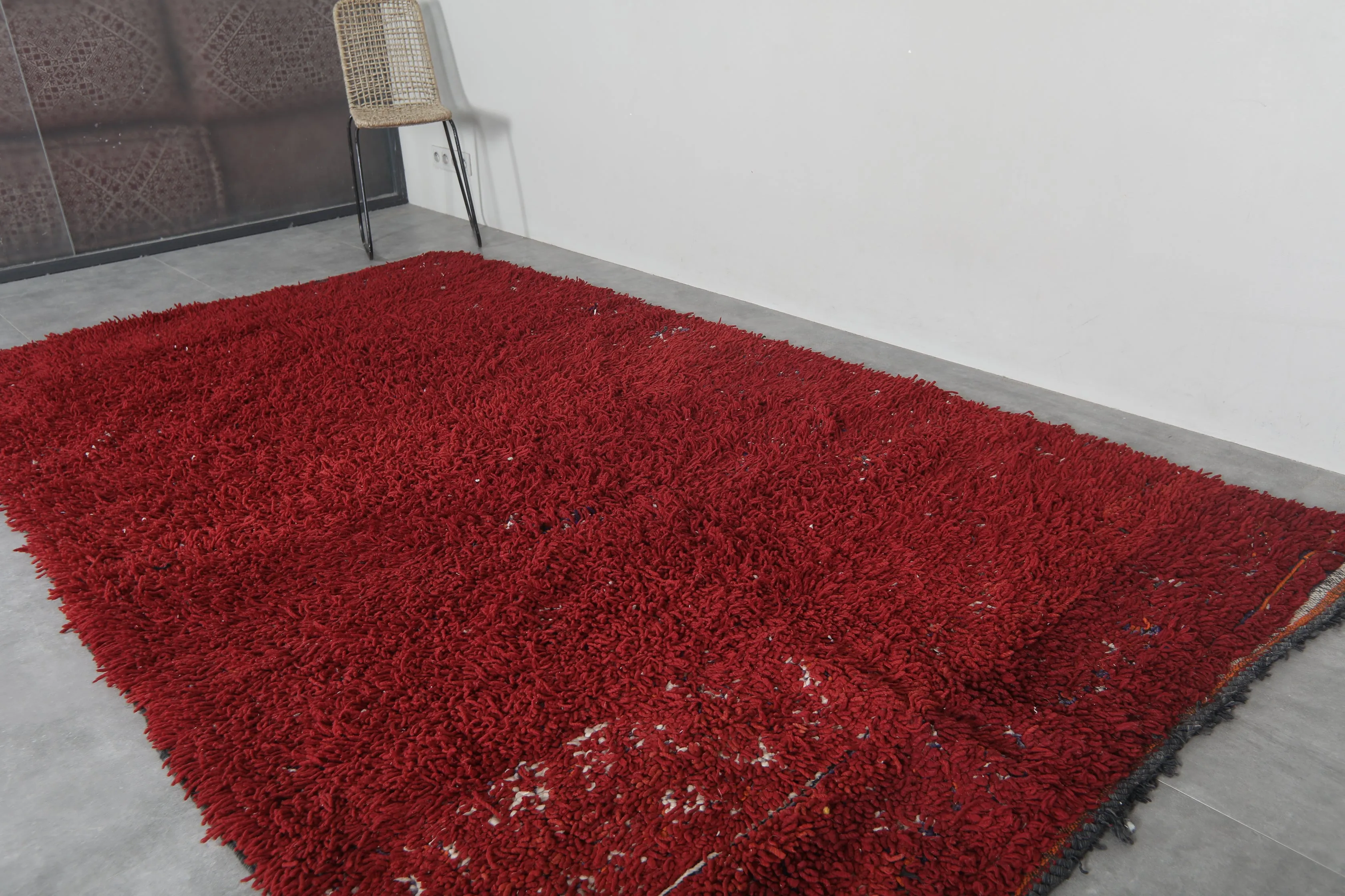 Vintage Berber Rug – 5.9 x 10.2 Feet – Handwoven Moroccan Charm