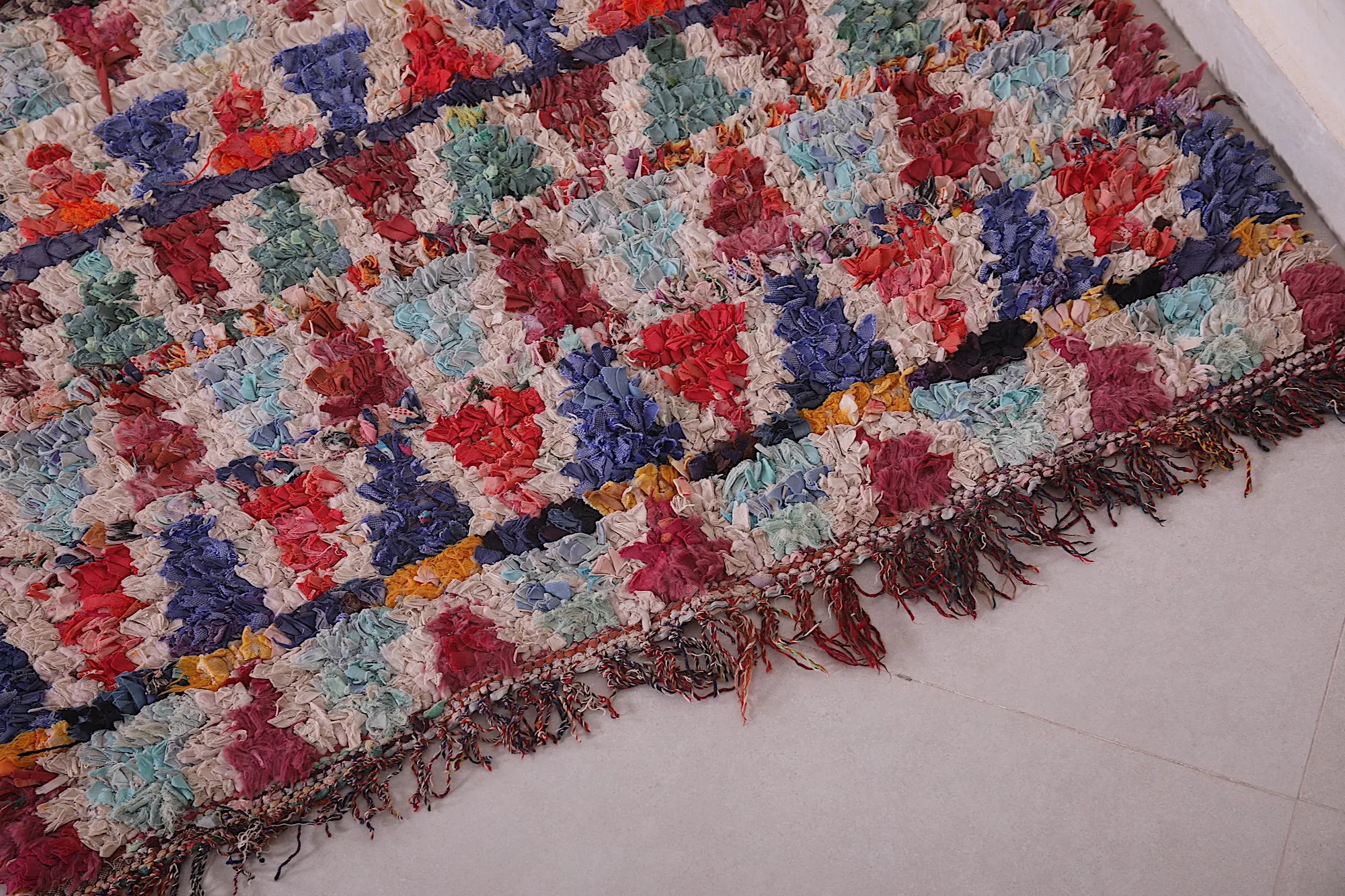 Vintage Berber Runner Rug - 3.2x5.7 ft | Handwoven Moroccan Design