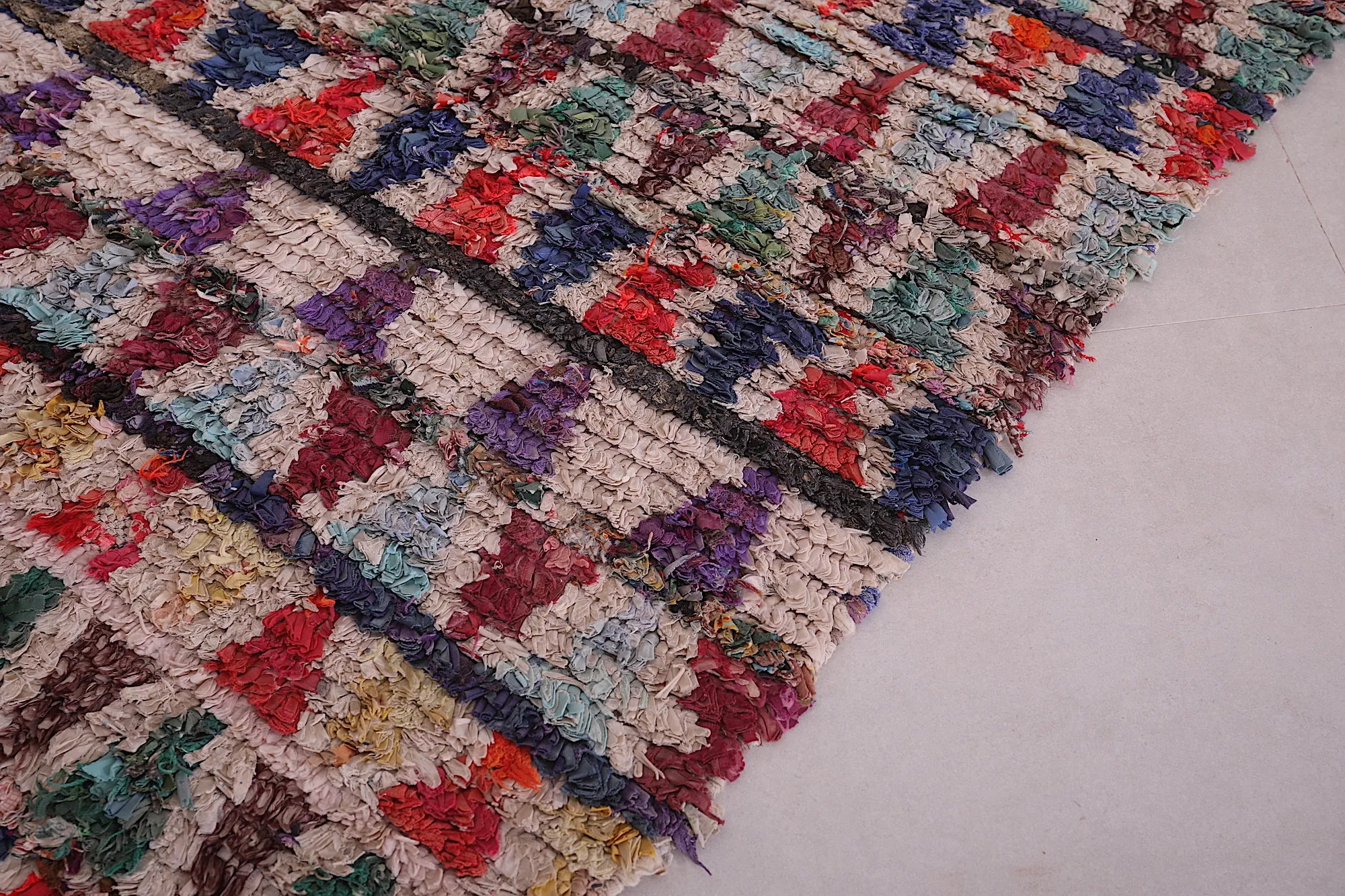 Vintage Berber Runner Rug - 3.2x5.7 ft | Handwoven Moroccan Design