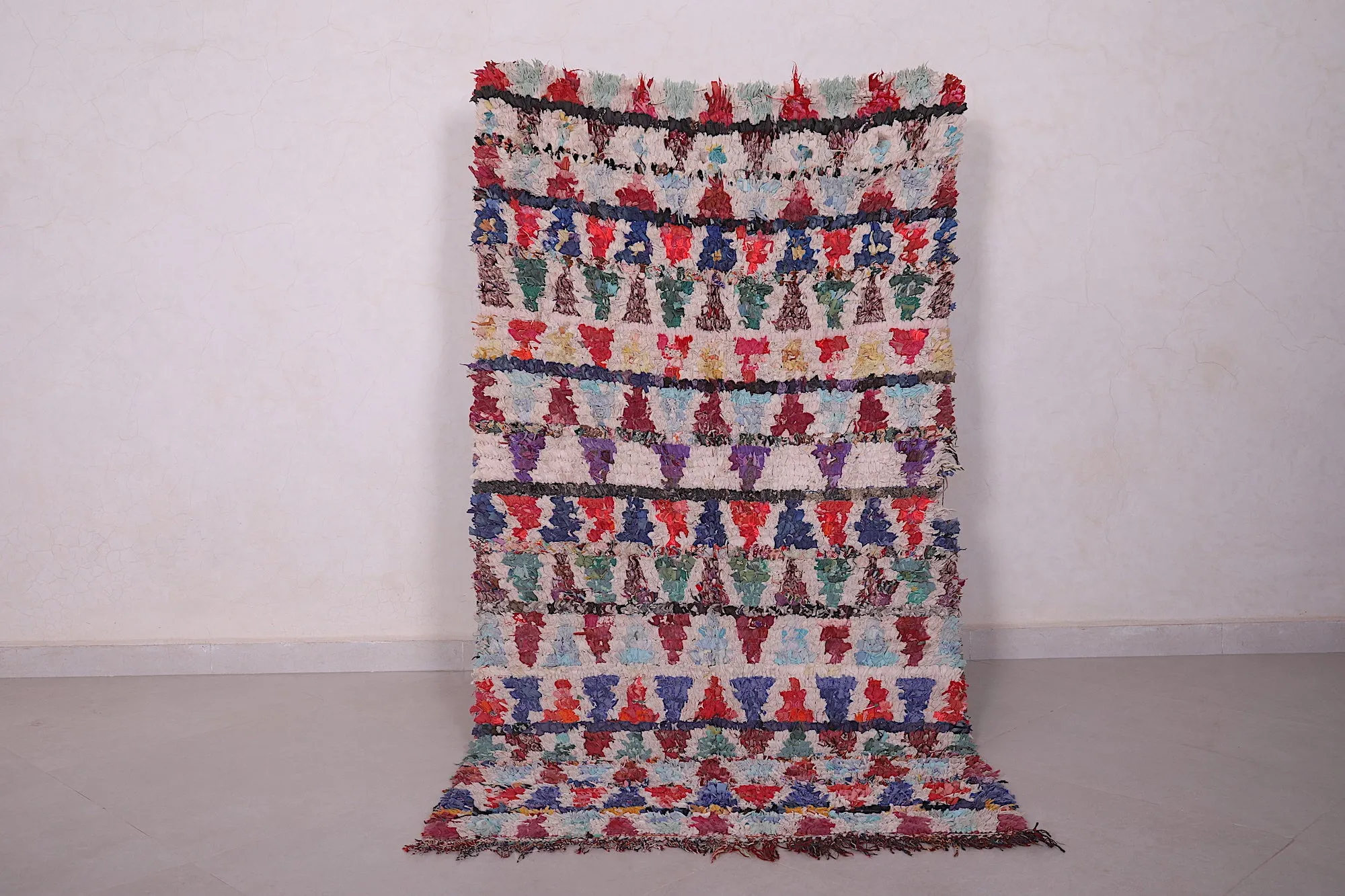 Vintage Berber Runner Rug - 3.2x5.7 ft | Handwoven Moroccan Design
