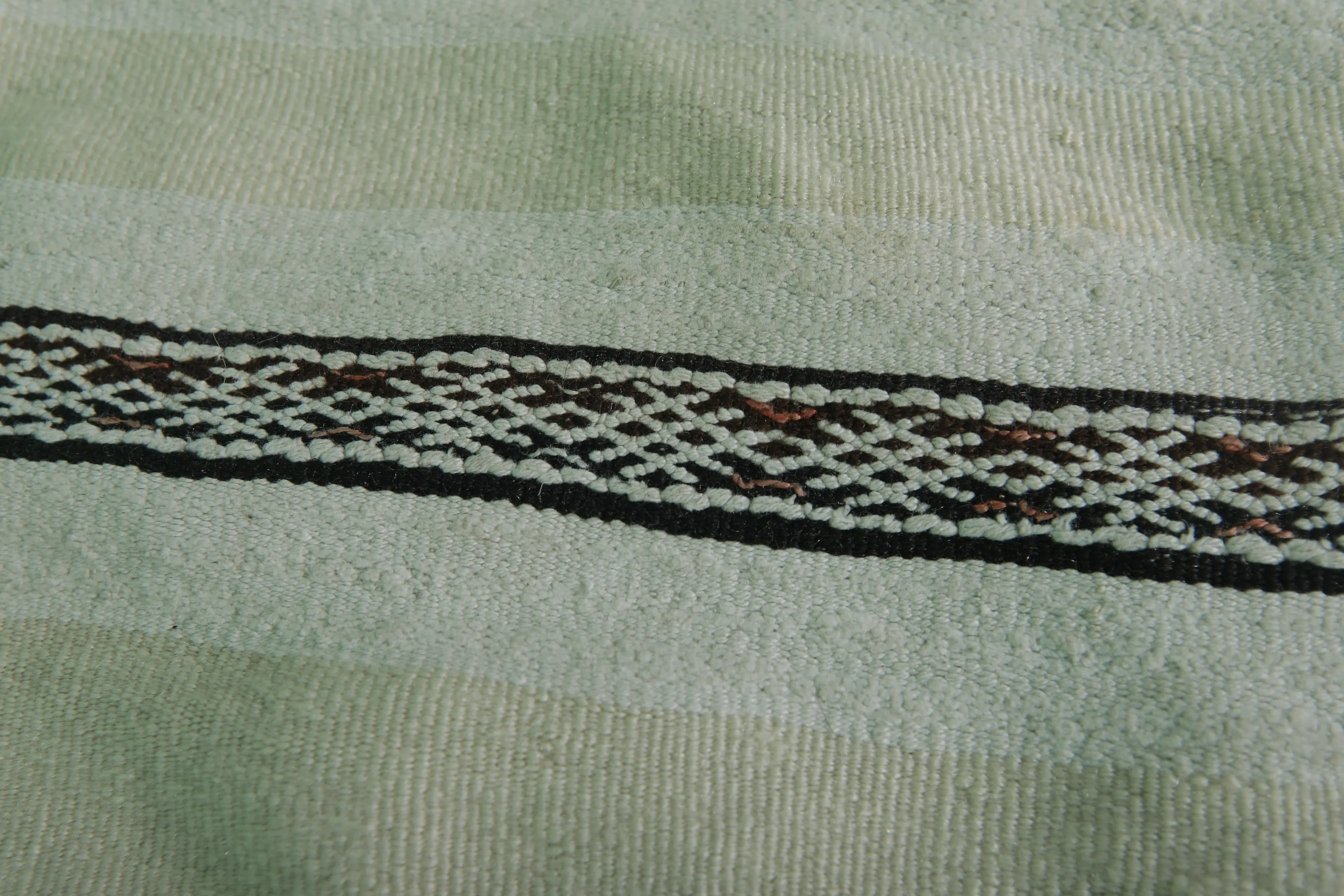 Vintage Berber Wedding Blanket 3.4 x 5.8 ft | Handwoven Moroccan Textile