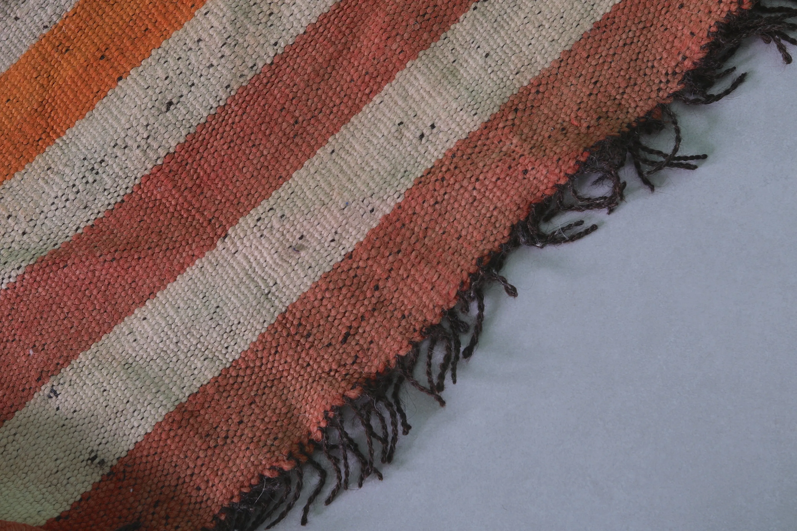 Vintage Moroccan Hallway Rug – 4.3 x 11.3 Feet | Handwoven Berber Carpet