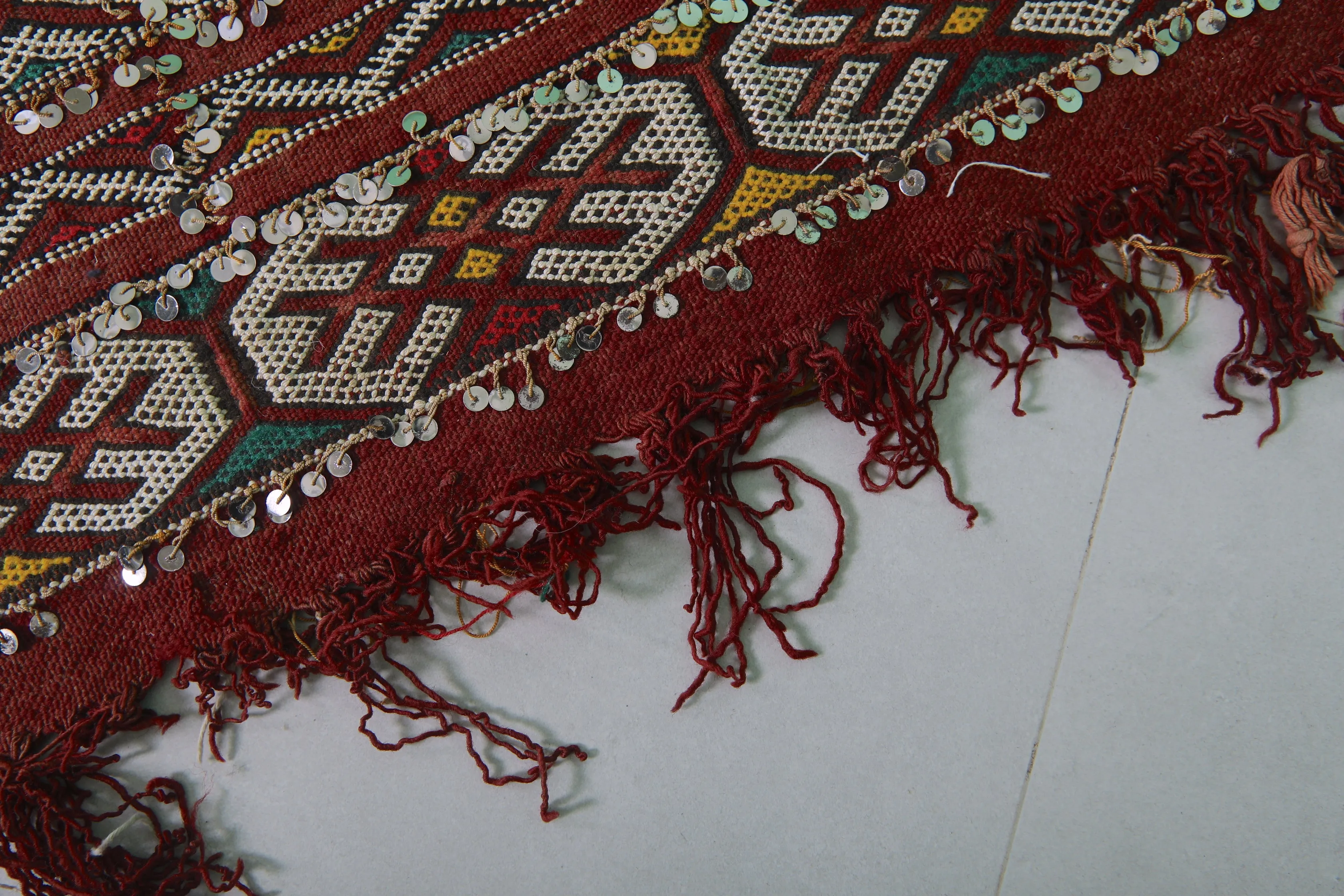 Vintage Moroccan Kilim - 5.5 FT X 12.2 FT - Authentic Handwoven Rug
