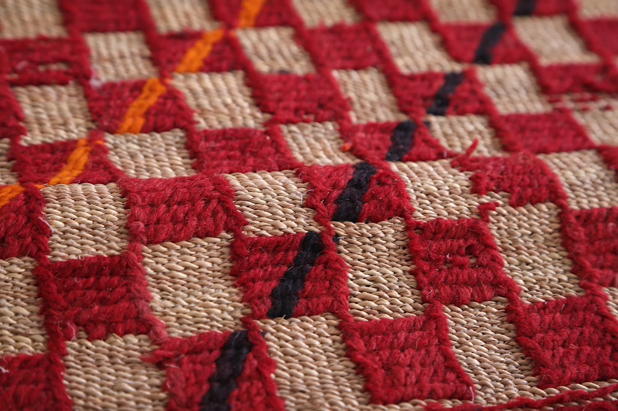Vintage Moroccan Rug 5.9 FT X 9.7 FT