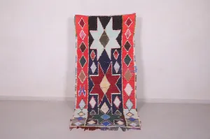 Vintage Moroccan Rug Runner - 3.5 X 8.1 Feet