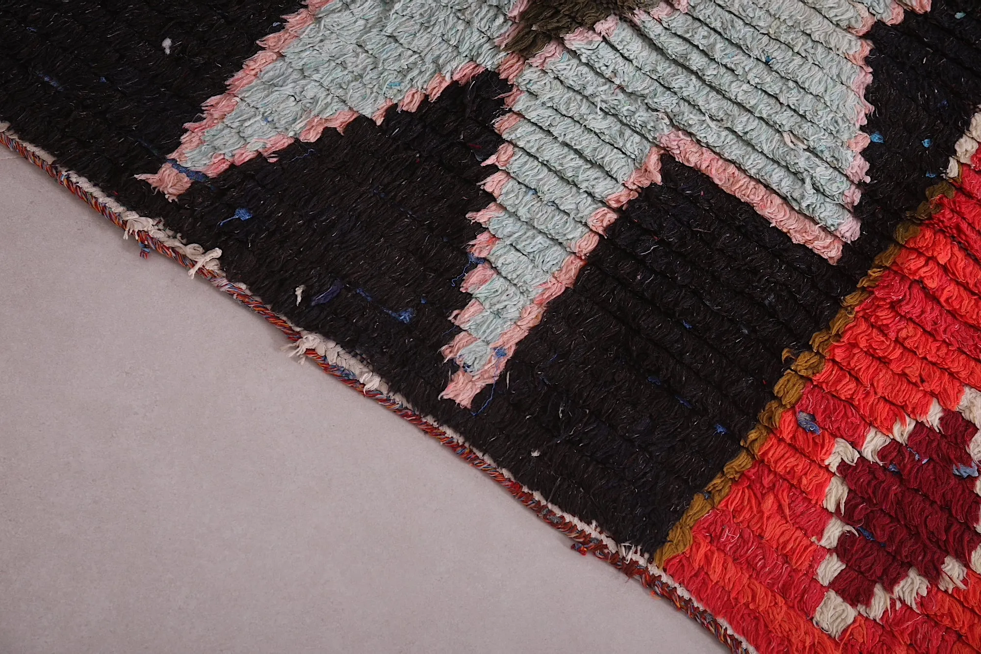 Vintage Moroccan Rug Runner - 3.5 X 8.1 Feet