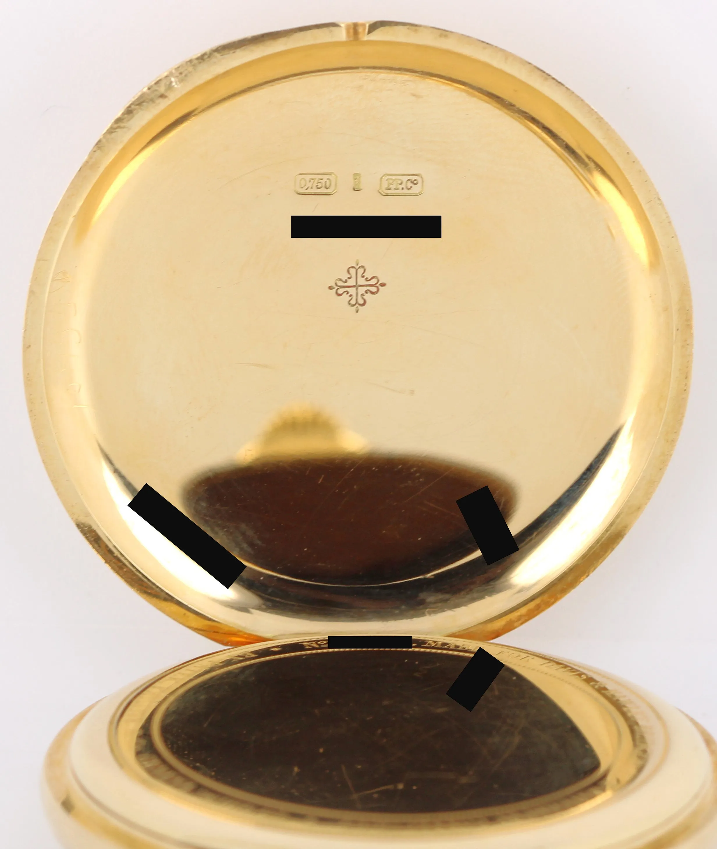 VINTAGE Patek Philippe CIE 18k Yellow Gold 73.3gr White Arabic 47mm Pocket Watch