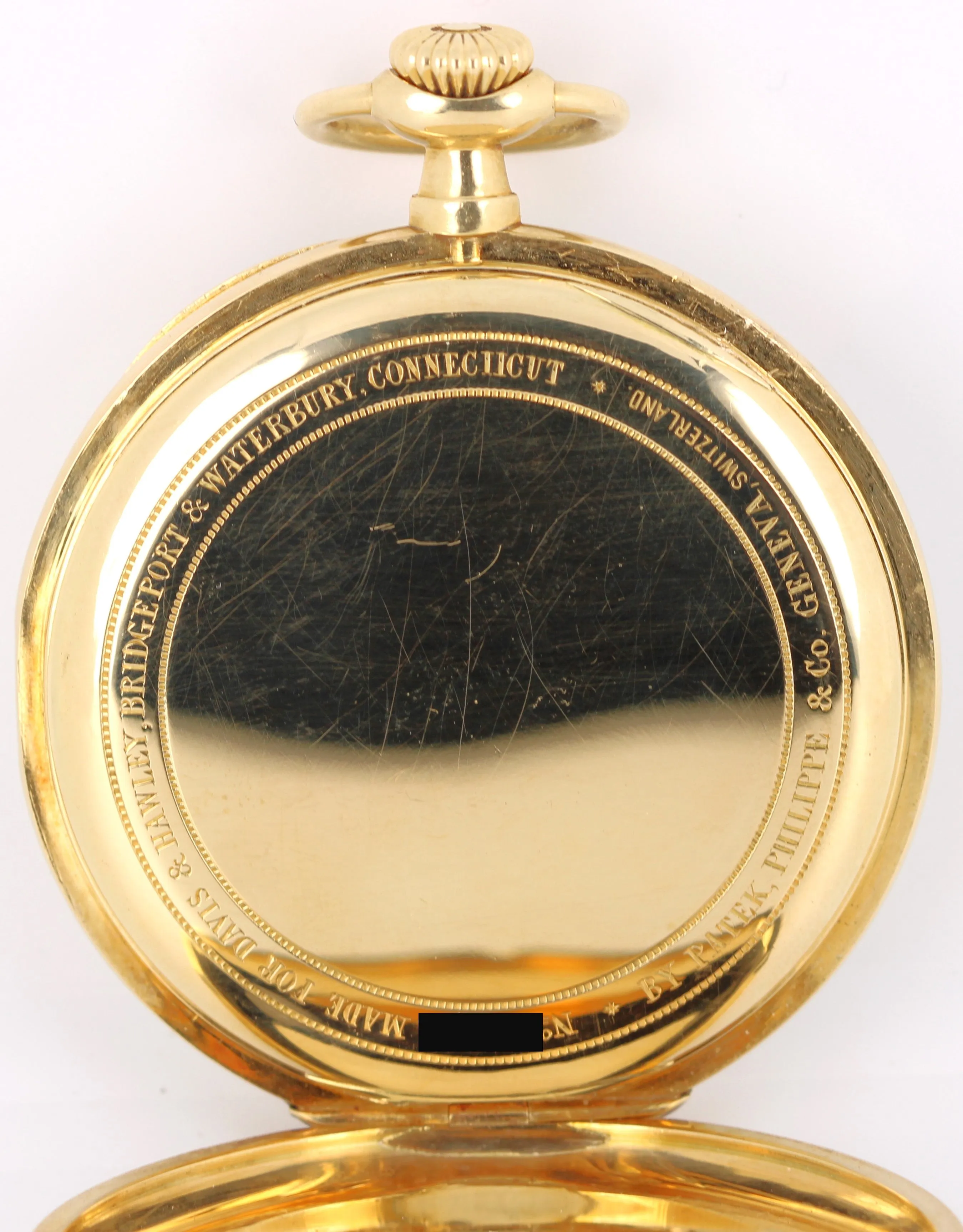 VINTAGE Patek Philippe CIE 18k Yellow Gold 73.3gr White Arabic 47mm Pocket Watch