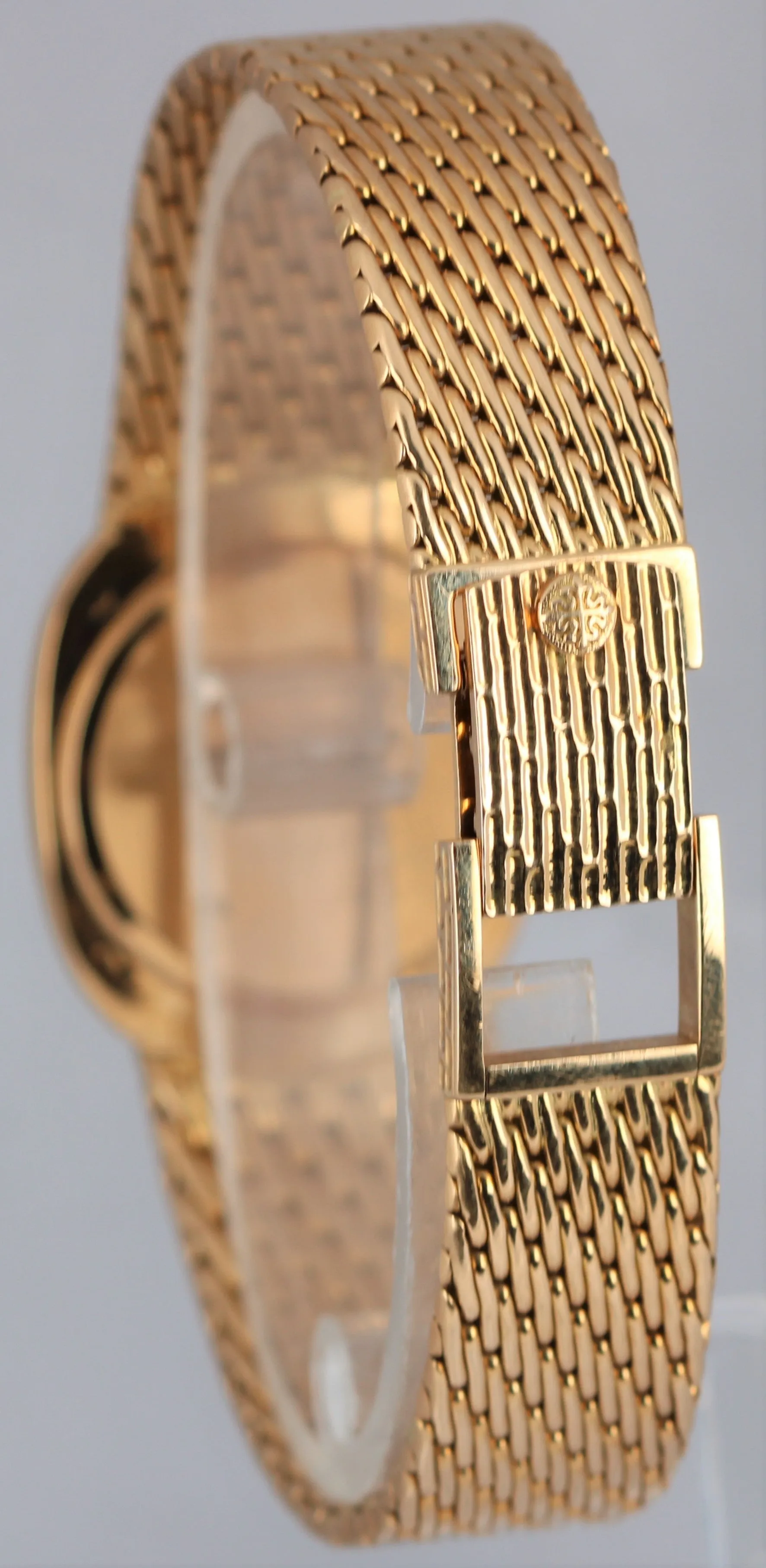 Vintage Patek Philippe Ellipse 3848/8 18K Gold Blue Dial 27x32mm Watch Box