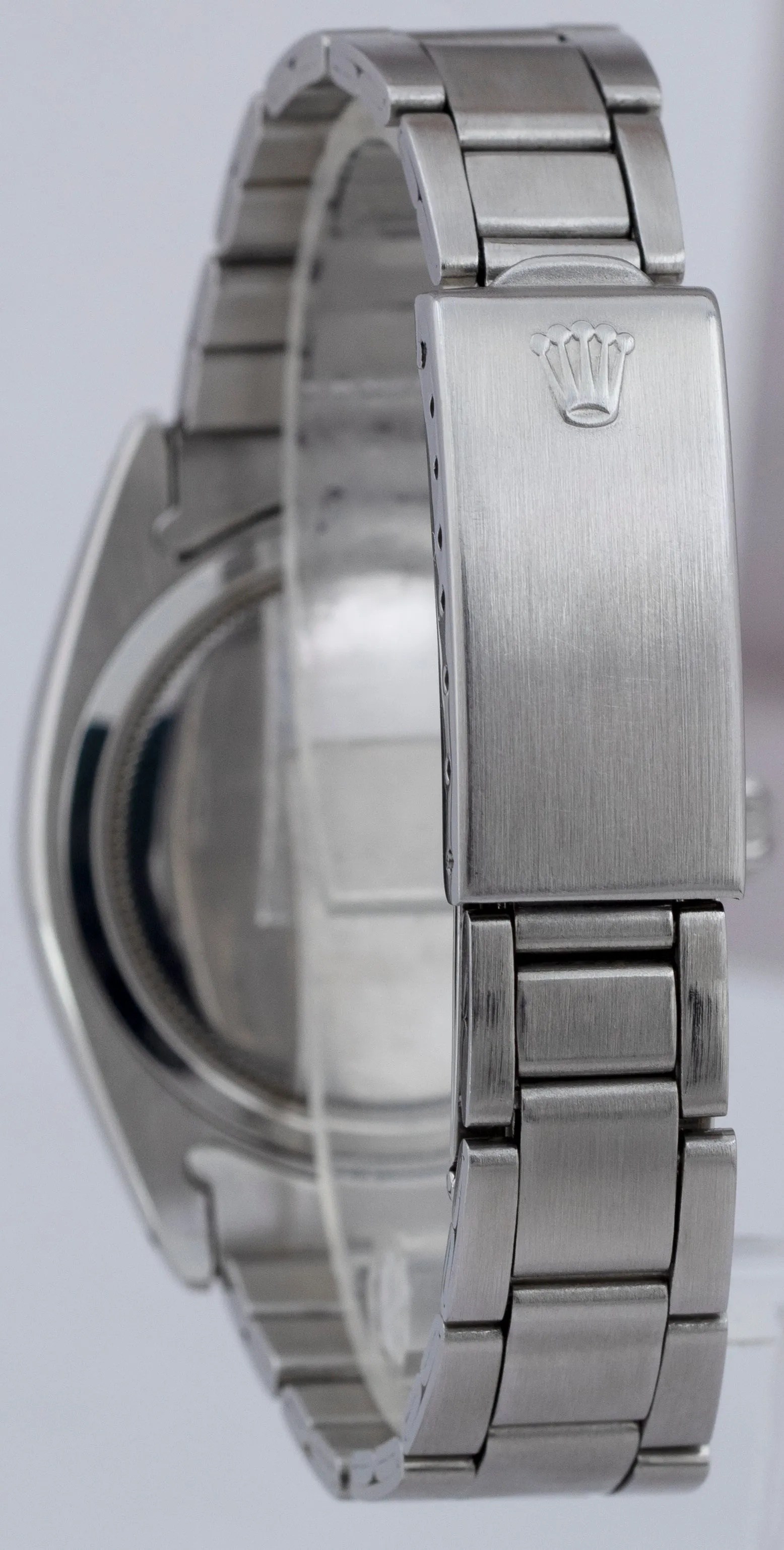 Vintage Rolex Oysterdate Precision Silver Stainless Steel 34mm Watch 6694