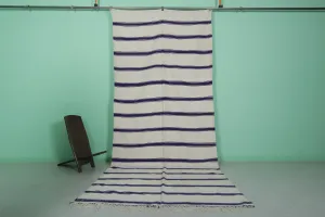 Vintage Wool Berber Blanket – Moroccan Handwoven Design