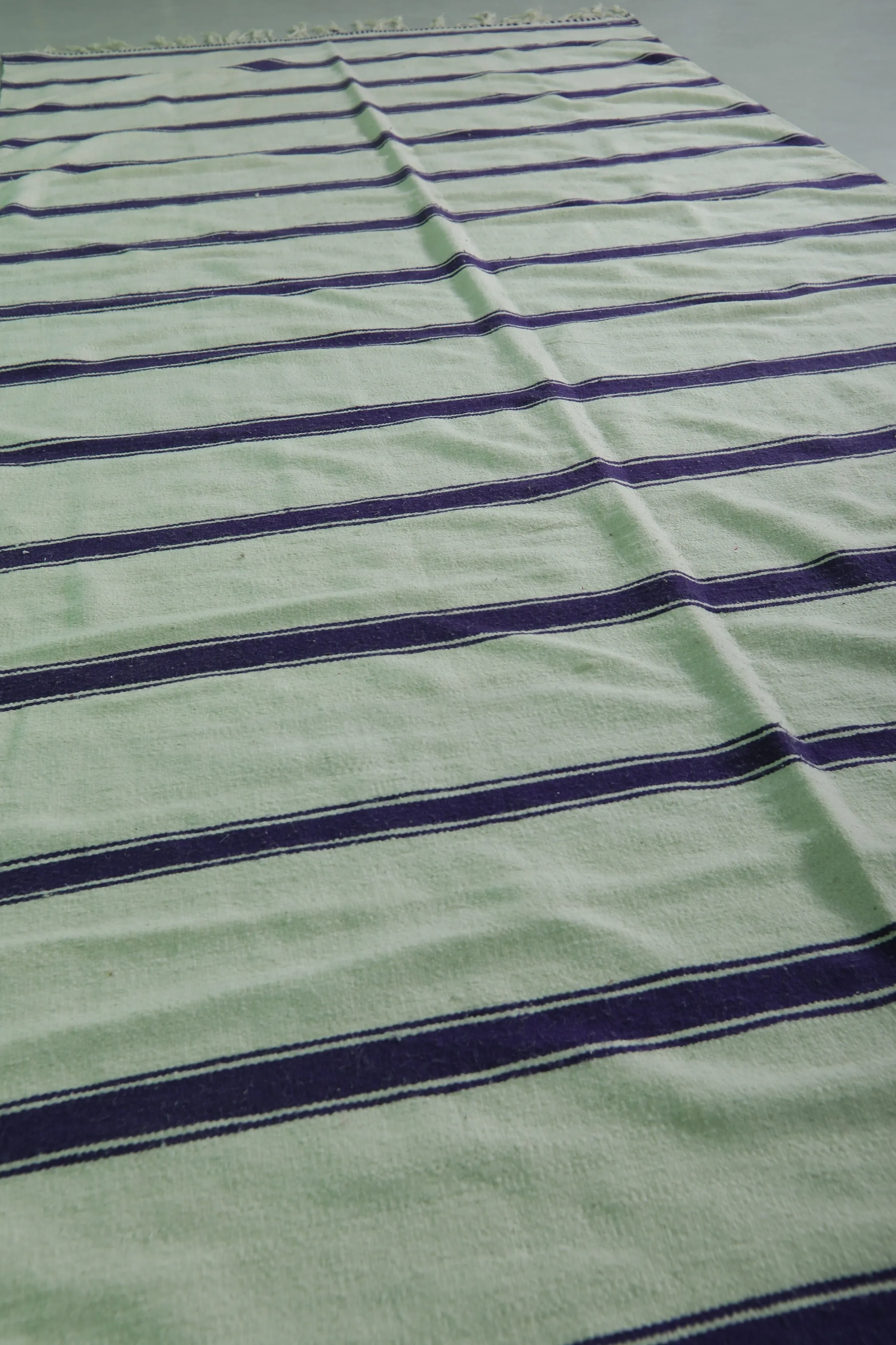 Vintage Wool Berber Blanket – Moroccan Handwoven Design