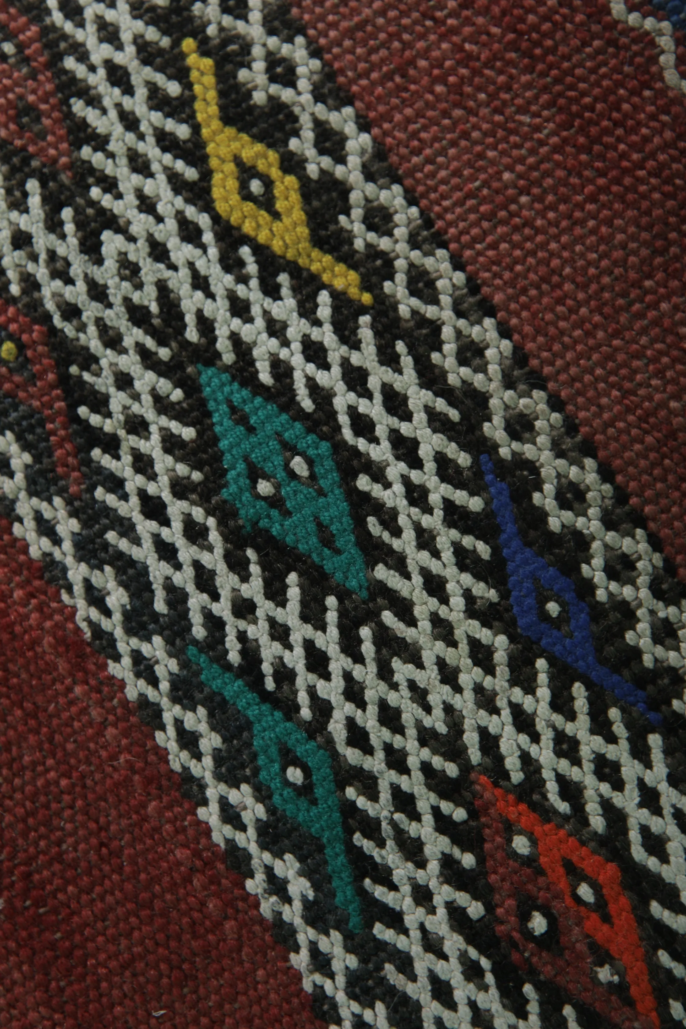 Vintage Zemmour Runner Kilim - 4 FT × 9 FT | Handwoven Moroccan Rug
