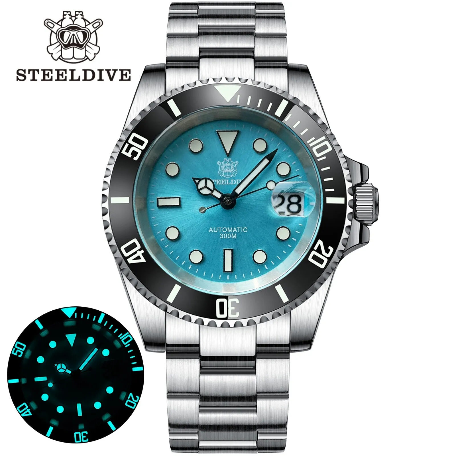 ★Welcome Deals★Steeldive SD1953 Sub Men Dive Watch V2