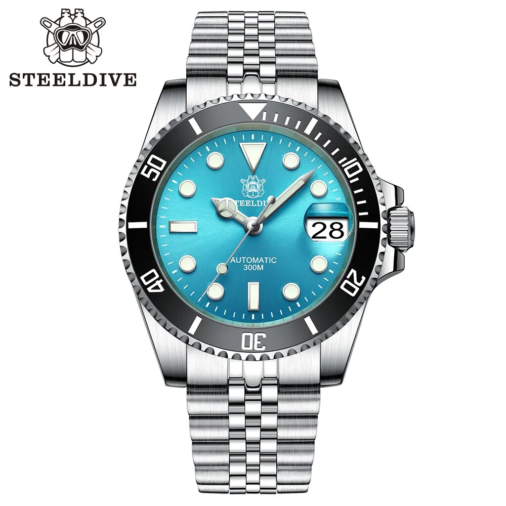 ★Welcome Deals★Steeldive SD1953 Sub Men Dive Watch V2