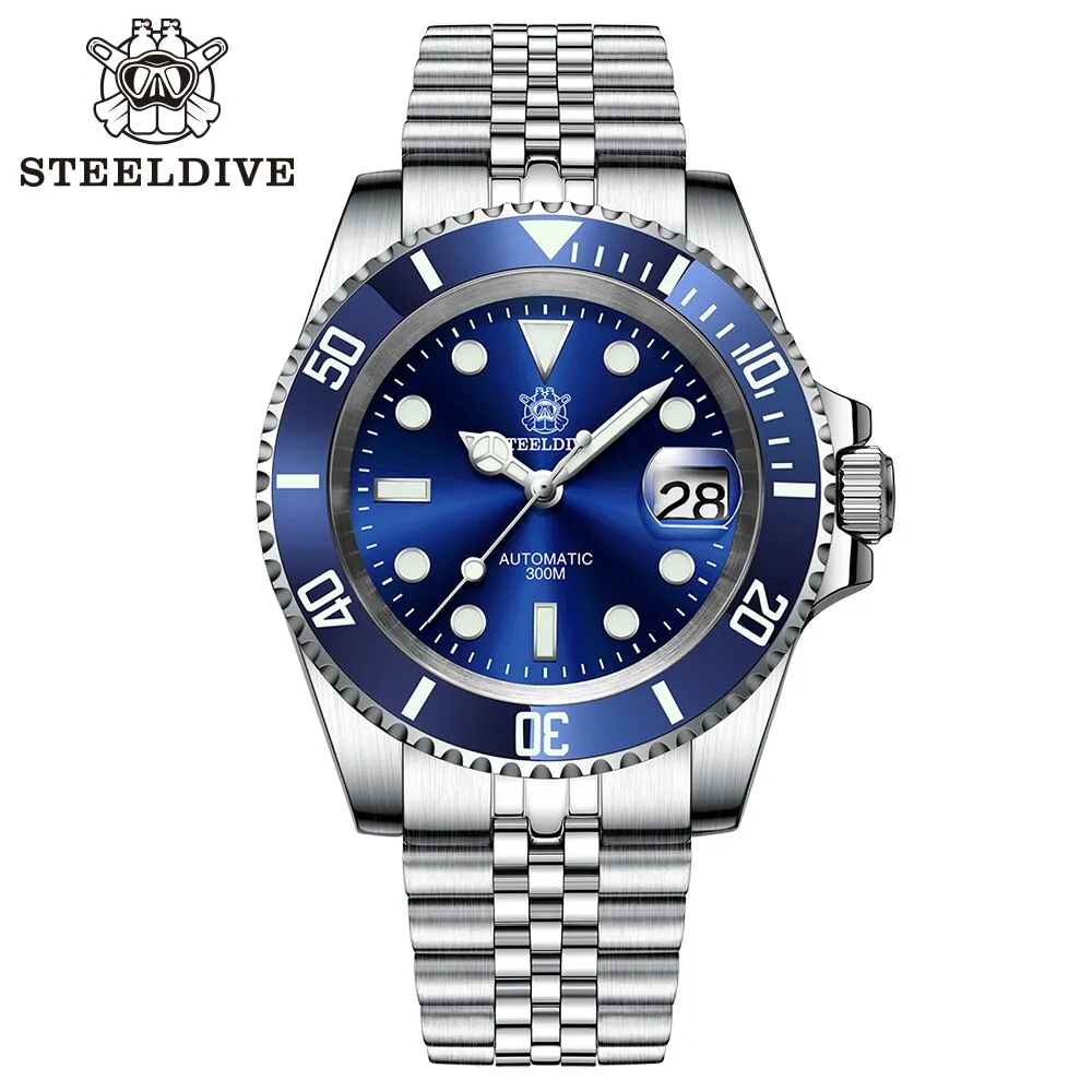 ★Welcome Deals★Steeldive SD1953 Sub Men Dive Watch V2