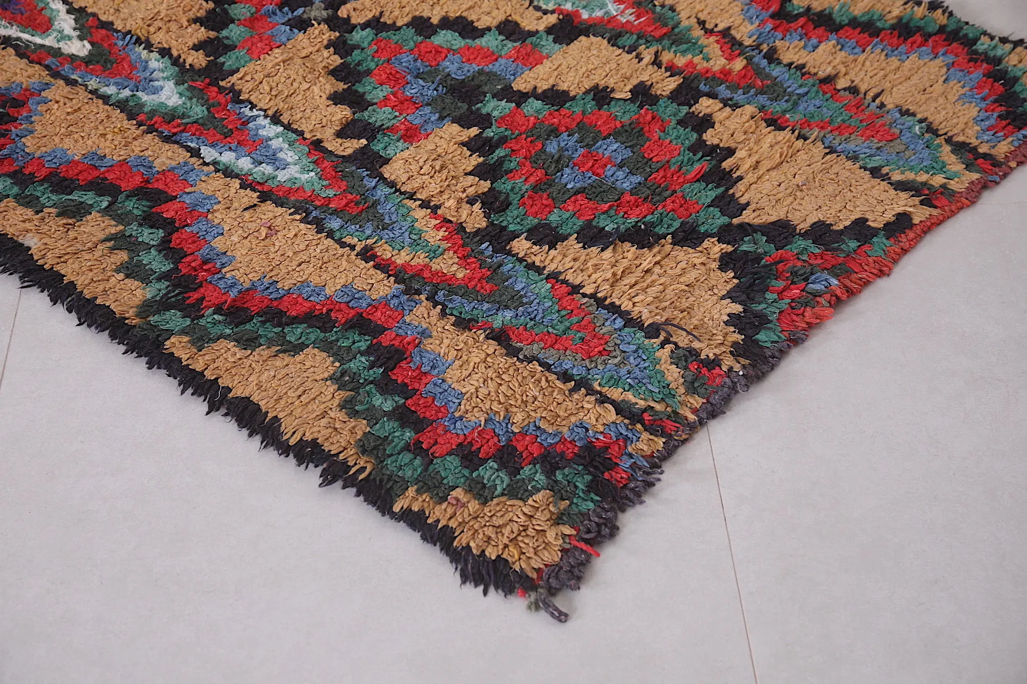 Wonderful Moroccan Runner Rug – 3 x 7.4 Feet | Vibrant Handmade Design
