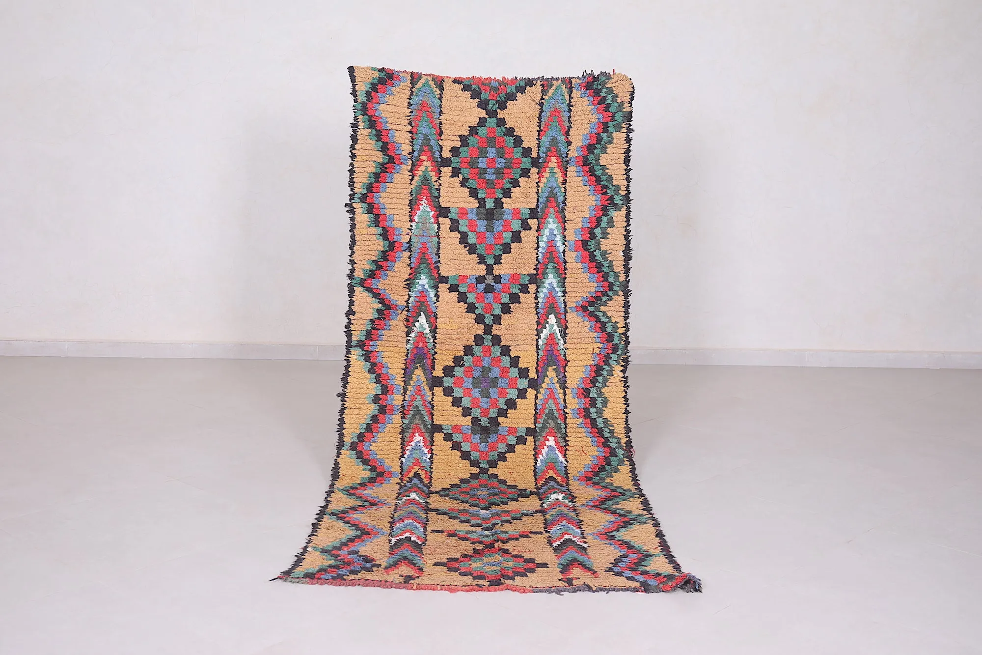 Wonderful Moroccan Runner Rug – 3 x 7.4 Feet | Vibrant Handmade Design