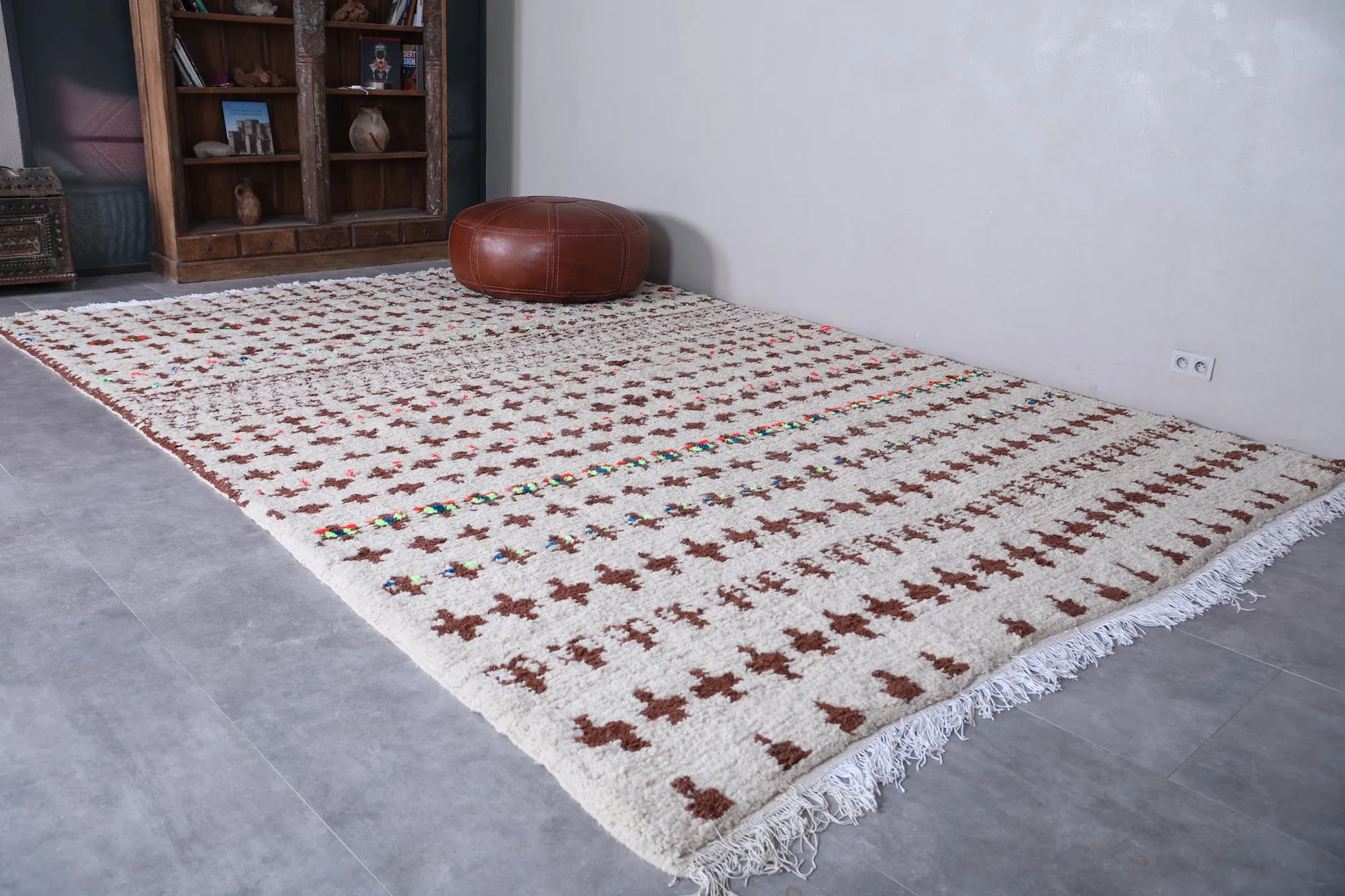 Wool Azilal Rug - Moroccan berber rug - Custom area rug
