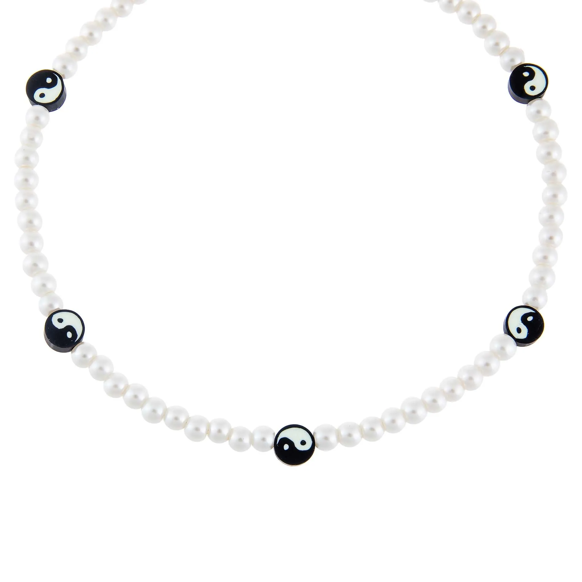 Yin & Yang Pearl Necklace